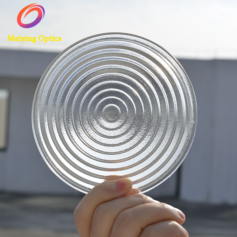 Dia 112mm Tempered Fresnel Lens,Glass Borosilicate Fresnel Lens