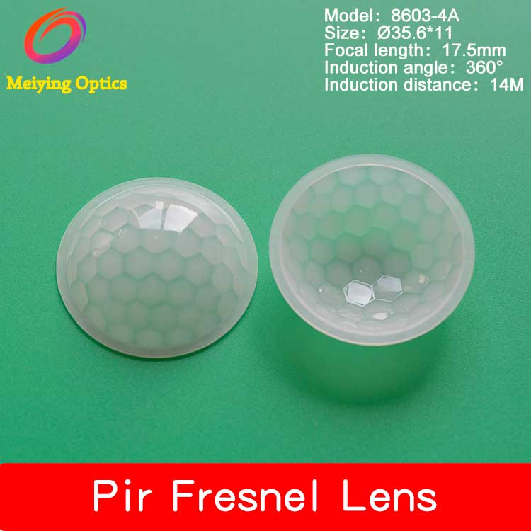 Pir fresnel lens,dome fresnel lens for ceiling light 8603-4A